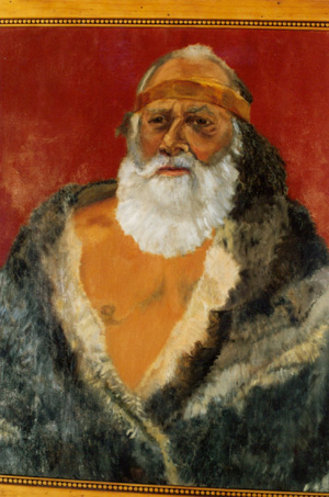 Oil painting of Francis Firebrace