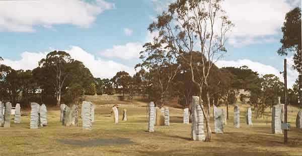 The Standing Stone at Glen Inness  NSW Australia