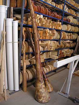 A very large horn didgeridoo