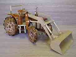 Farm Tractor wooden model