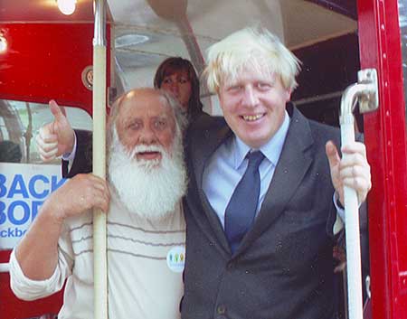 Boris Johnson and Francis Firebrace