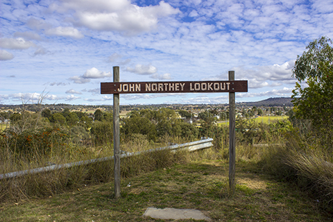 John Northey Lookout at Clive Street Inverell NSW Australia