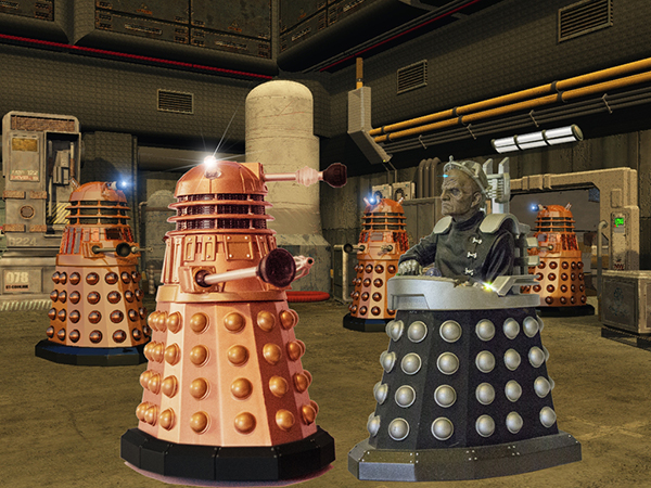 Davros and his Daleks