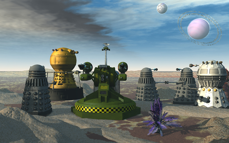 Daleks on the planet Prometheo!