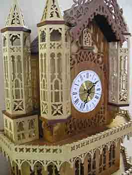 Roman Cathedral Scroll Clock